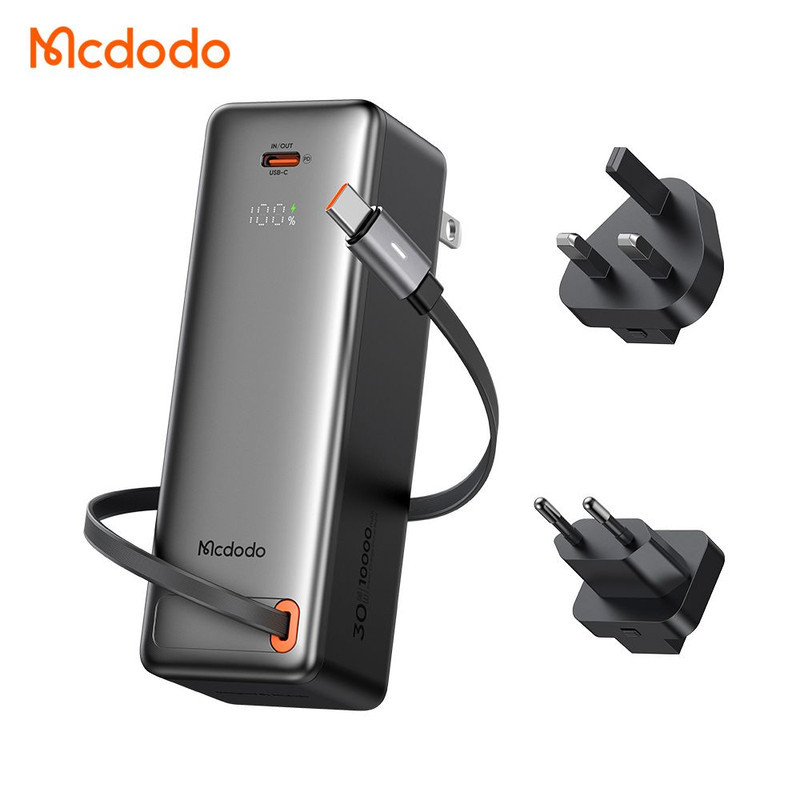 پاوربانک 30 وات مک دودو مدل MC-318 ظرفیت 10000 میلی‌آمپرساعت