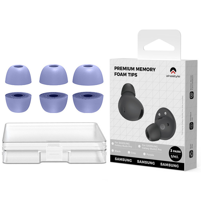 سری هندزفری آها استایل مدل WG36-B2 مناسب برای Galaxy Buds2 Pro بسته 6 عددی