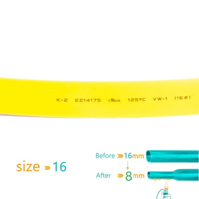 وارنیش حرارتی وو ار مدل MLT16mm مجموعه 5 عددی