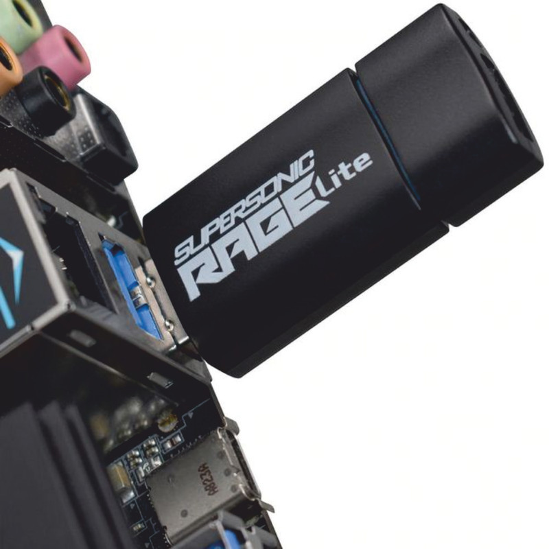 فلش مموری پتریوت مدل Supersonic Rage Lite ظرفیت 128 گیگابایت