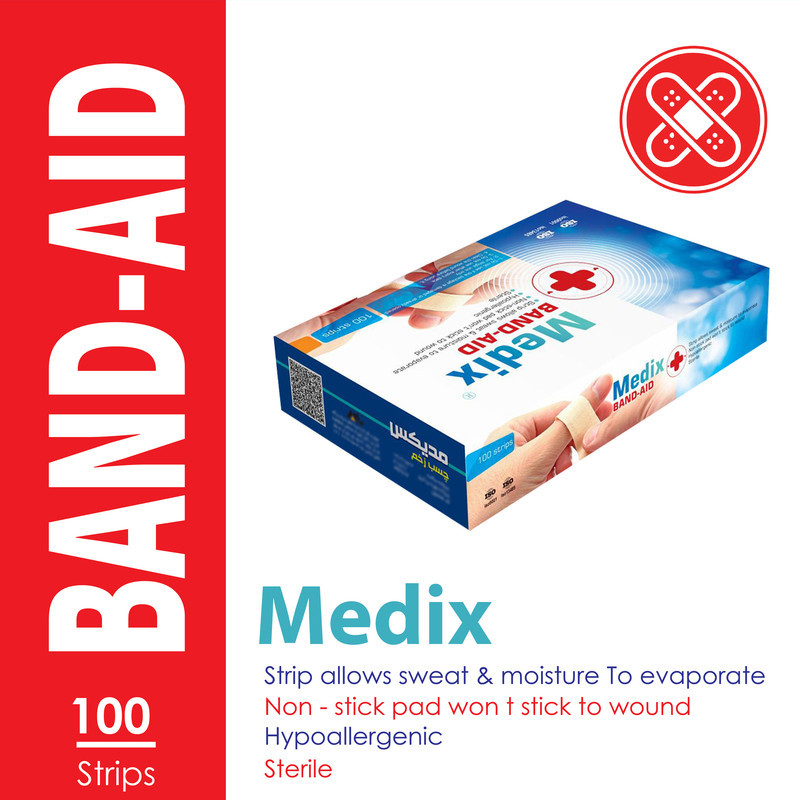 چسب زخم مدیکس مدل Hypoallergic چهار بسته 100 عددی
