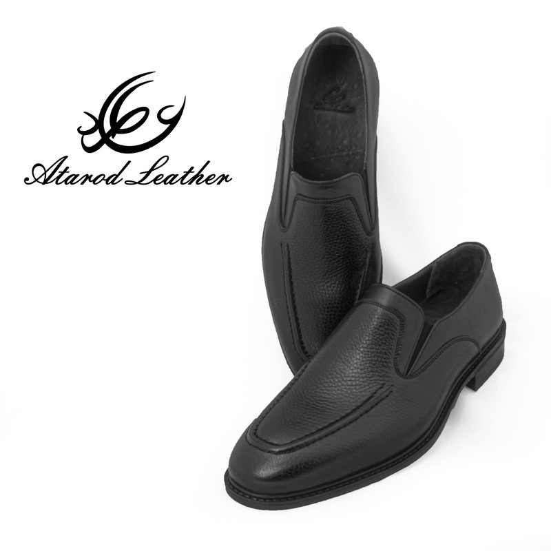 کفش مردانه چرم عطارد مدل چرم طبیعی کد SH274