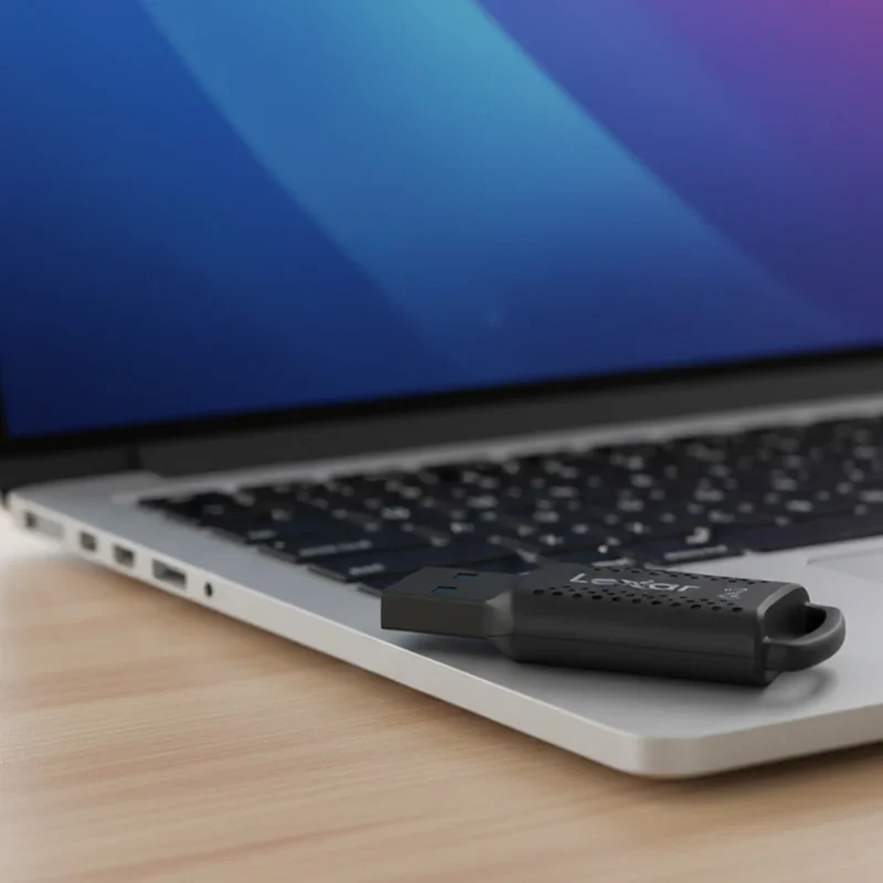 فلش مموری لکسار مدل V400 ظرفیت 32 گیگابایت با رابط USB 3.2 GEN 1