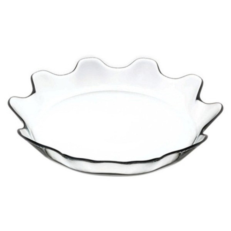 میوه‌خوری کریستال پاشاباغچه Splash Serving Platter مدل حلالی، ابعاد 32×32×4 سانتی‌متر، مناسب شستشو با دست و ماشین ظرفشویی