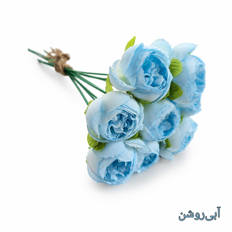 دسته گل مصنوعی مدل پیونی کوچک ۸ شاخه