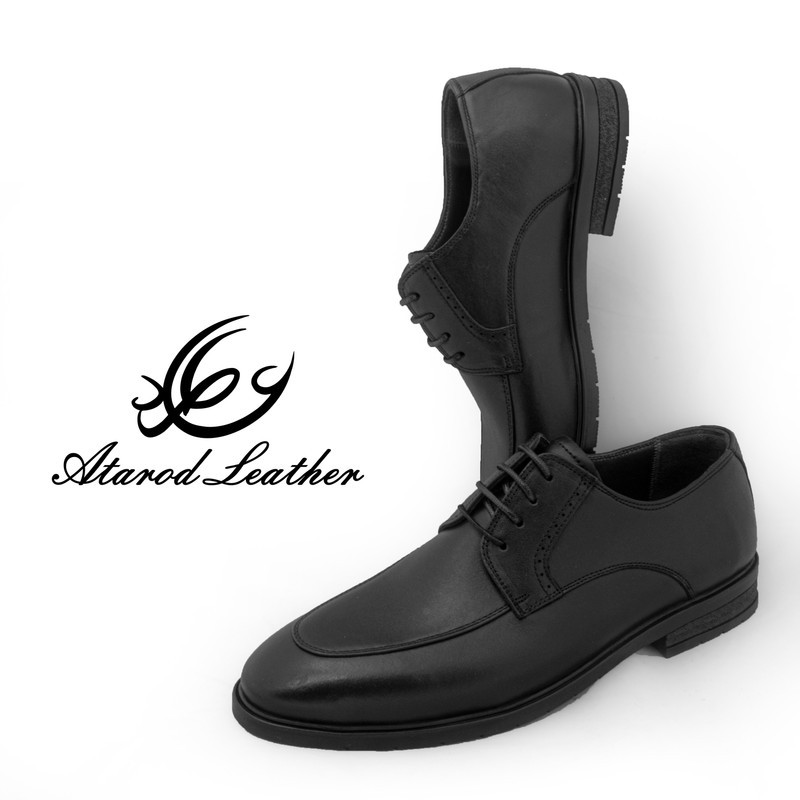 کفش مردانه چرم عطارد مدل چرم طبیعی کد SH287