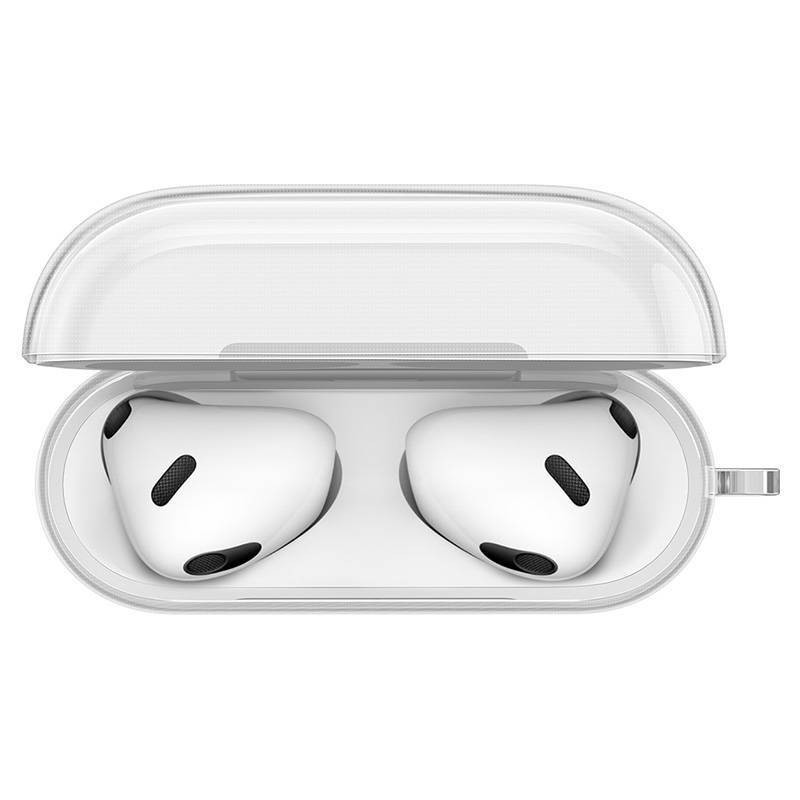 کاور باسئوس مدل Crystal Series مناسب برای کیس اپل AirPods 3