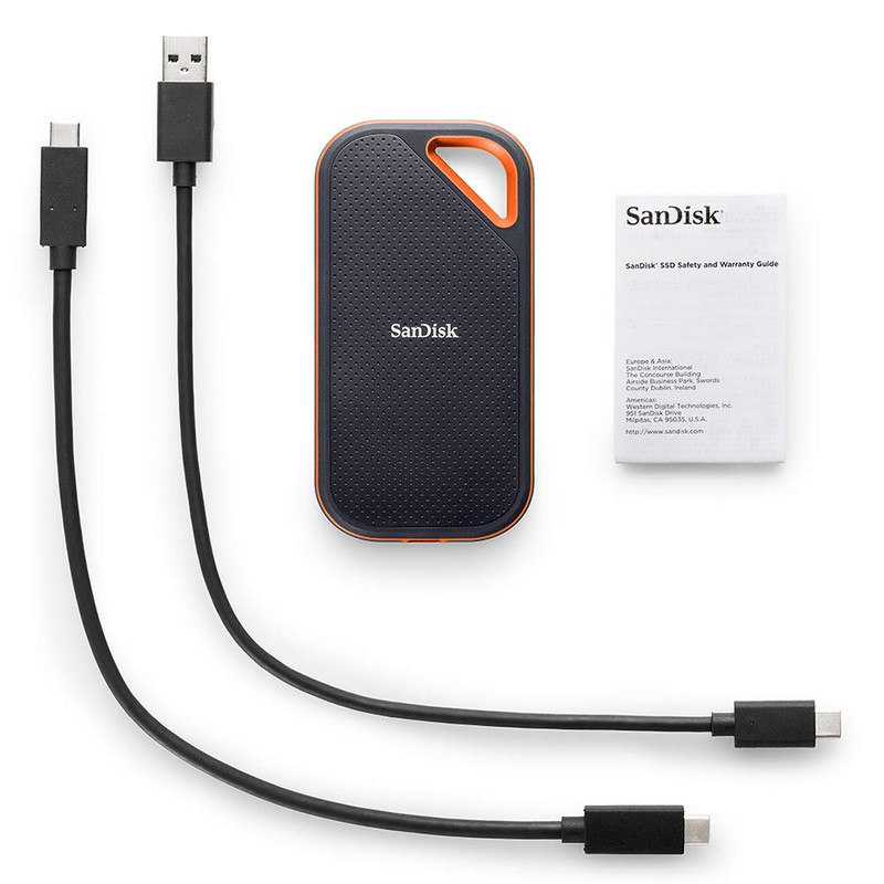 اس اس دی اکسترنال سن دیسک مدل Extreme PRO E81 ظرفیت 2 ترابایت رابط USB 3.2 Gen2