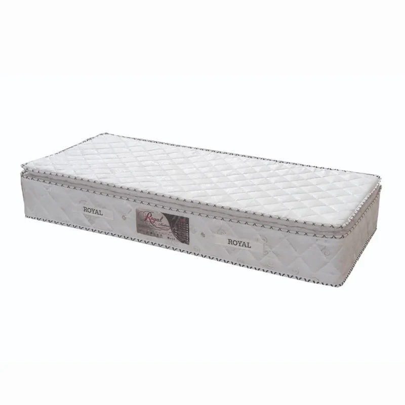 تشک رویال مدل طبی فنری یک طرف پد یک نفره سایز 120 × 200 سانتی متر