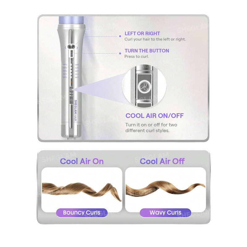 فر کننده و حالت دهنده مو شیگلم مدل Airflow Styler Pro-32mm