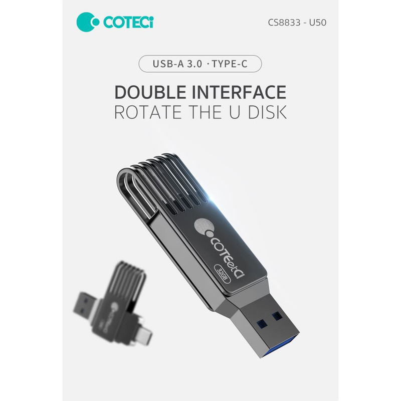 فلش مموری کوتتسی مدل CS8833 ظرفیت 128 گیگابایت
