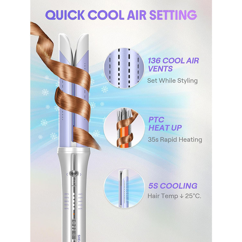 فرکننده مو شیگلم مدل One touch Air flow Styler pro 25mm