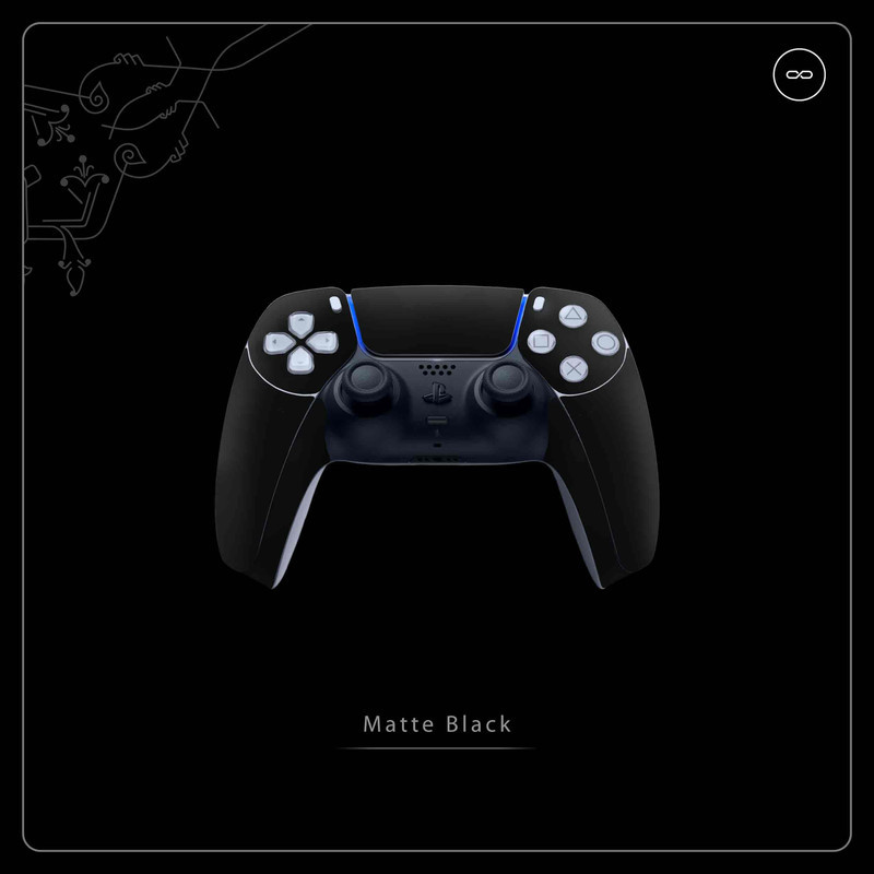 برچسب دسته بازی PS5 ماهوت مدل Matte-Black بسته دو عددی