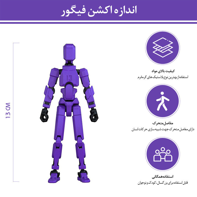 اکشن فیگور لاکی 13 مدل Dummy 13 کد PR13 V2