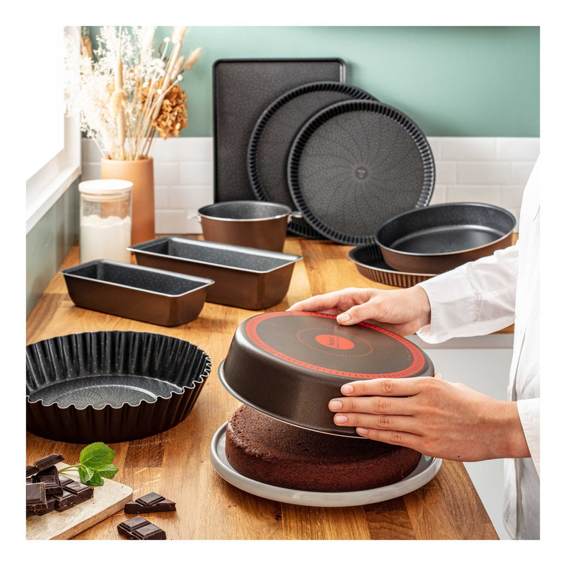 قالب کیک آلومینیوم تفال مدل Perfect Bake J5548502