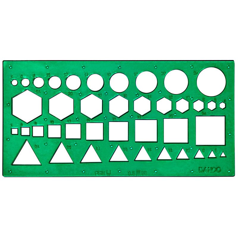 شابلون دانکو طرح اشکال هندسی کد GS1