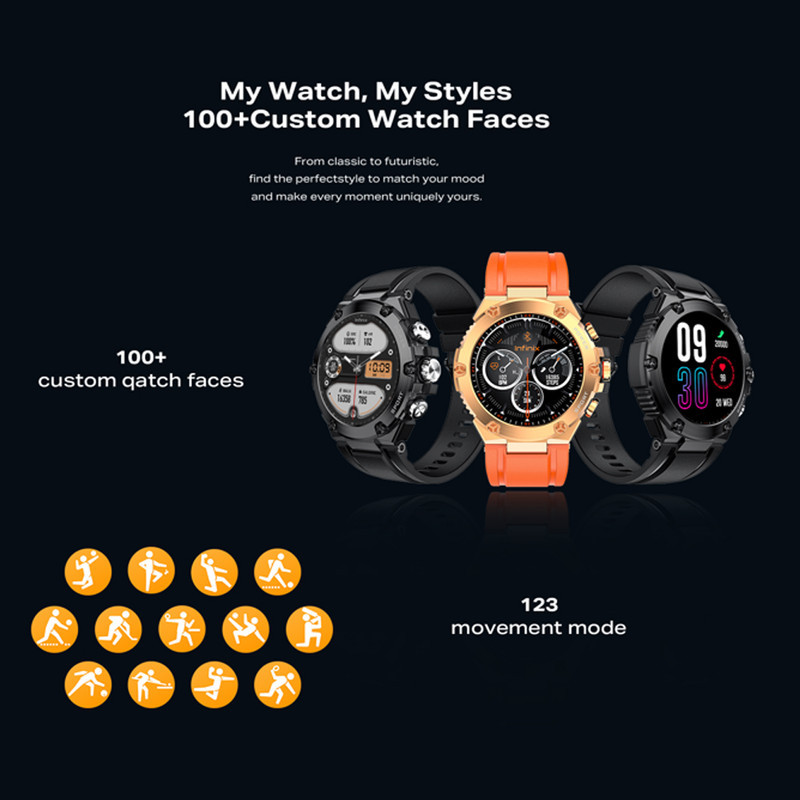 ساعت هوشمند 40 میلی‌متری اینفینیکس مدل XWatch 3 GT با بند پلاستیکی