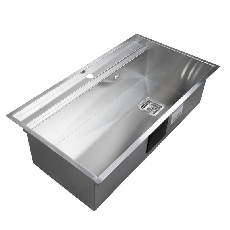 سینک ظرفشویی استیل توکار یک لگنه کمتال مدل A-74