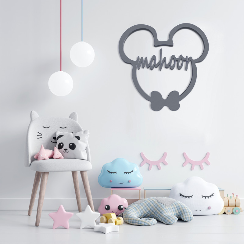 دیوارکوب آرتافرین مدل اسم ماهور طرح Mickey Mouse