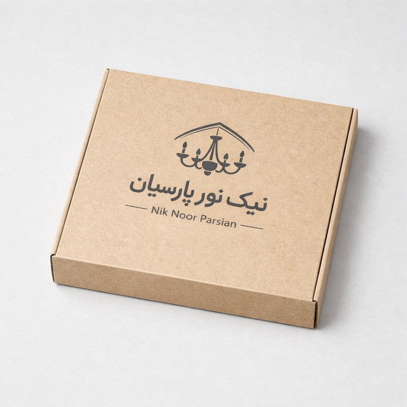 لوستر نیک نورپارسیان مدل مدرن گل 6 پر  کد Nik0806