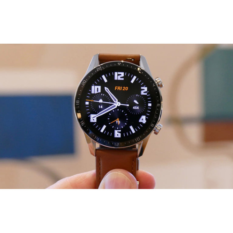 ساعت هوشمند هوآوی مدل WATCH GT 2 LTN-B19 46 mm بند لاستیکی