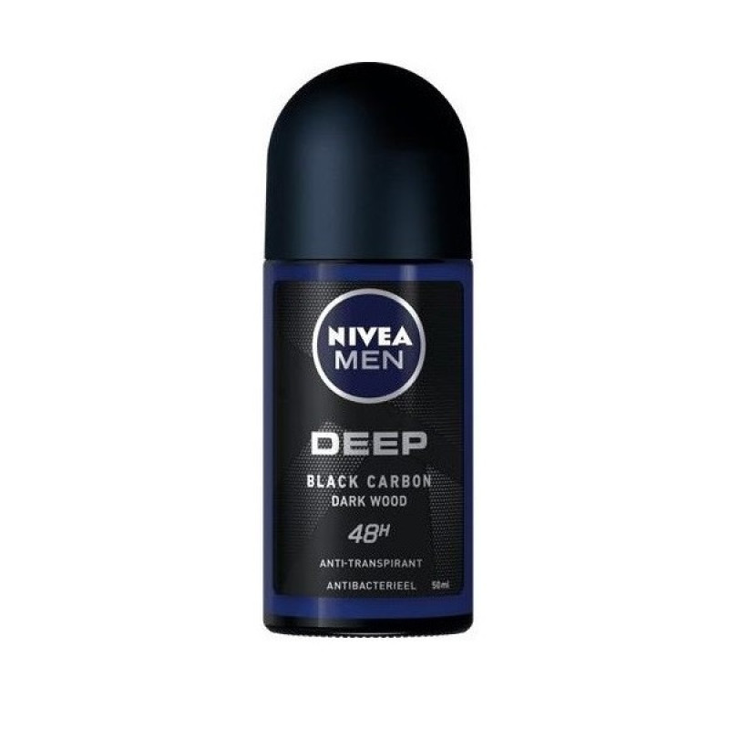 رول ضد تعریق مردانه نیوآ سری deep مدل Black Carbon حجم 50 میلی لیتر