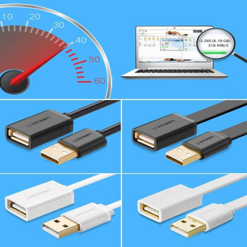 کابل افزایش طول USB 2.0 یوگرین مدل US103-10316 طول 2 متر