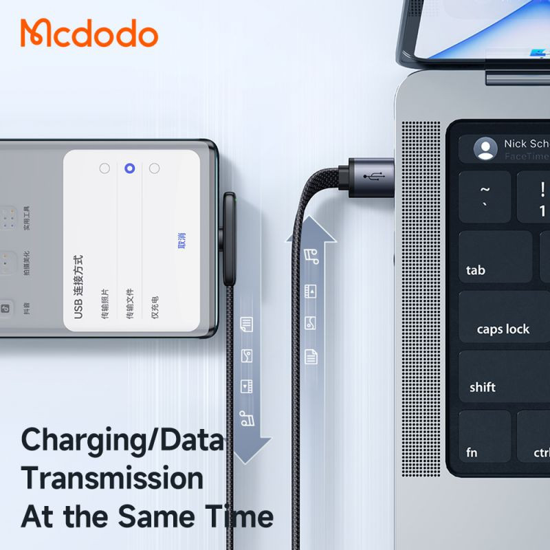کابل تبدیل usb به usb-c مک دودو مدل ca-3340 طول 1.2متر
