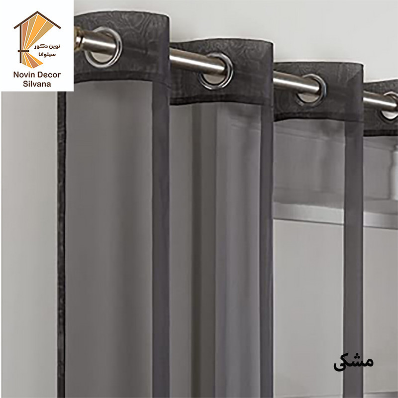 پرده پانچ نوین دکور سیلوانا مدل حریر 3 سایز 280x300 سانتی‌متر
