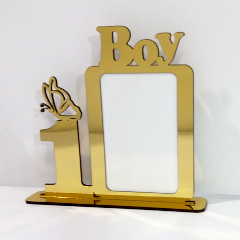 قاب عکس طرح عدد 1 مدل boy سایز 10×15 سانتی متر