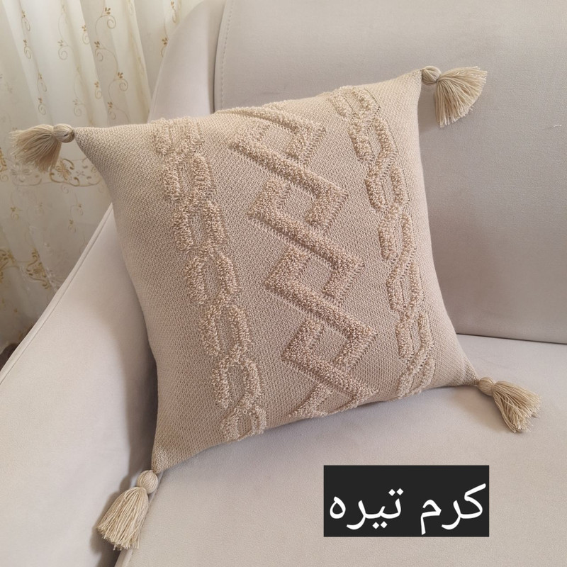 کاور کوسن مدل پانچدوزی ایران سایز 40×40 سانتی متر