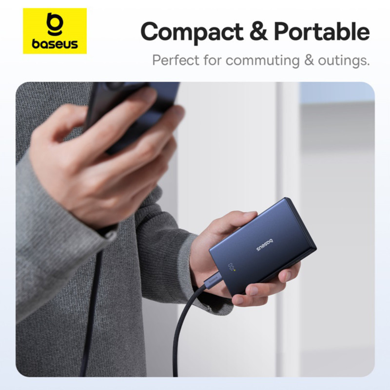 پاوربانک بیسوس مدل PicoGo 20W ظرفیت 10000 میلی آمپر ساعت