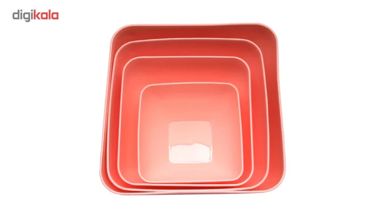 ست کاسه 4 پارچه لیمون کد dlm05