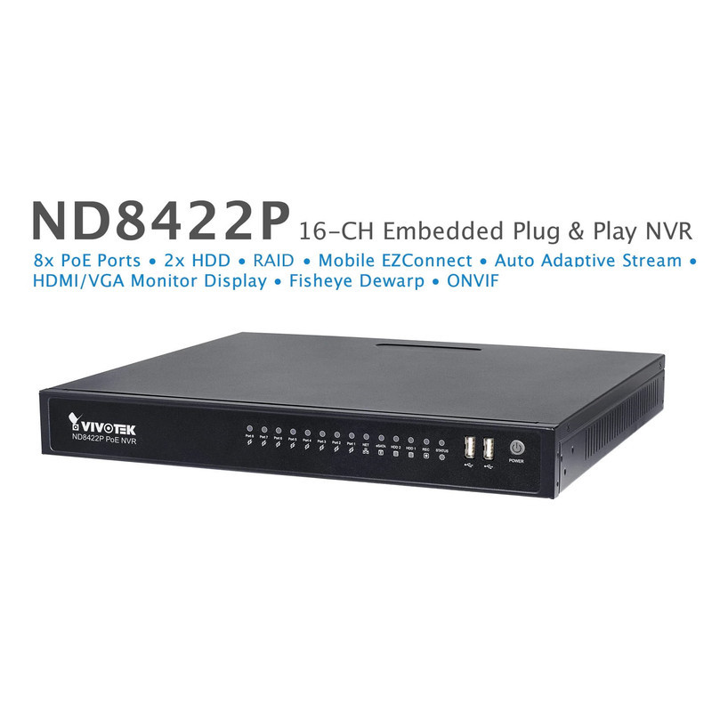 ضبط کننده ویدئویی تحت شبکه ویوتک مدل ND8422P