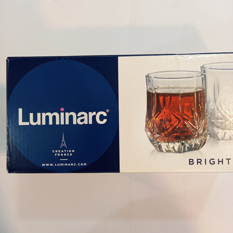 لیوان لومینارک مدل برایتون کد 27CL بسته 6 عددی