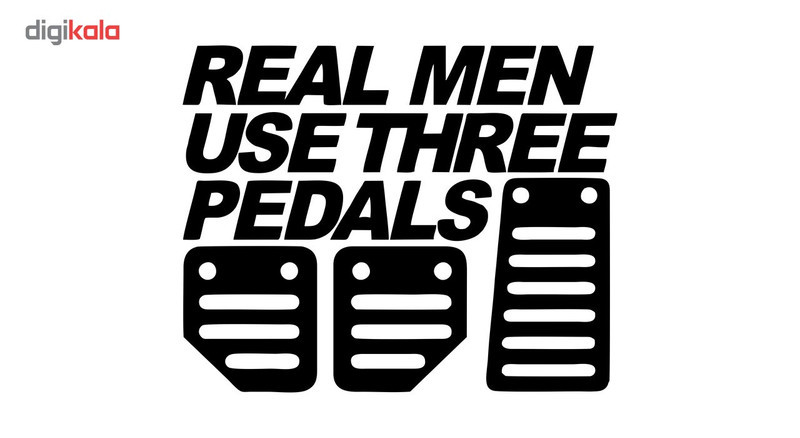 استیکر خودرو ونسونی طرح Real Men