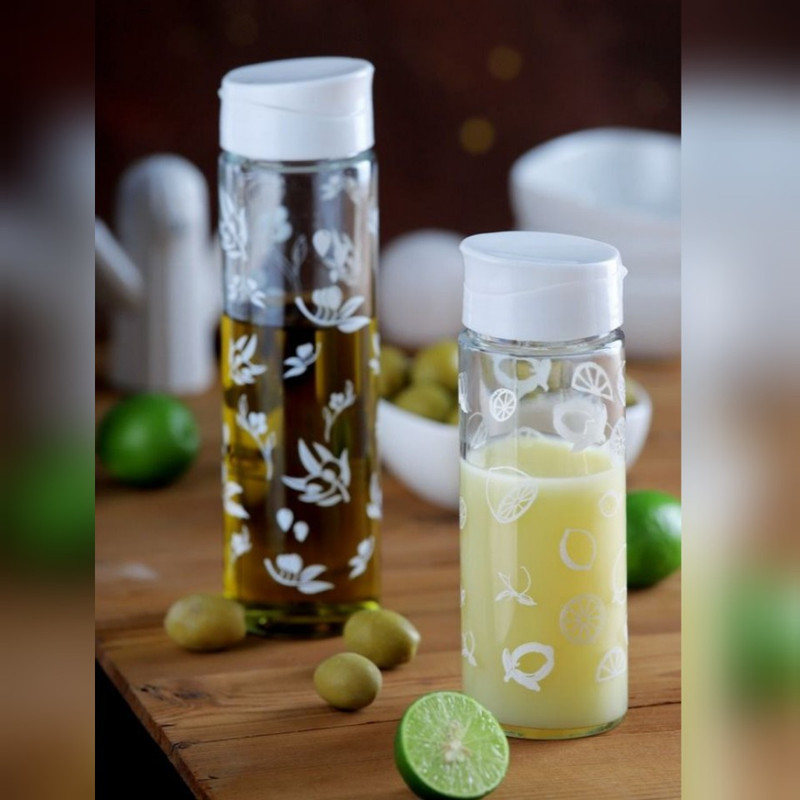 ظرف آبلیمو و روغن ام وي اچ گلس اند پلاستيكس مدل Olive