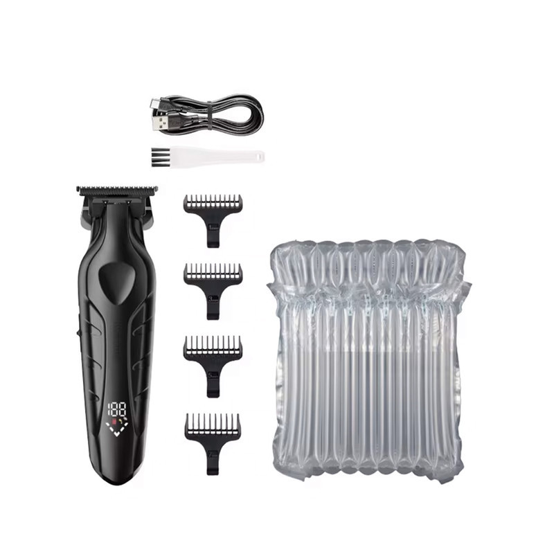 ماشین اصلاح موی سر و صورت کیمی مدل KM-2269 با تیغه کربن استیل، موتور 7000 دور در دقیقه، باتری 2000 میلی‌آمپر ساعت، نمایشگر شارژ و طراحی ارگونومیک