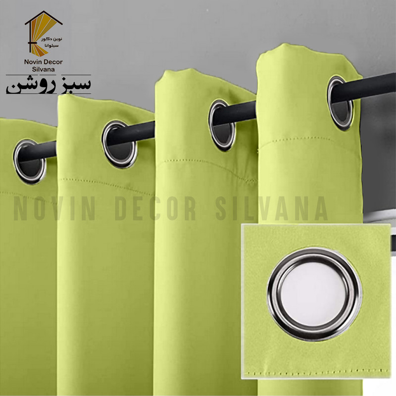 پرده نوین دکور سیلوانا مدل کتان کد 230 1 سایز 230 × 140 سانتی متر