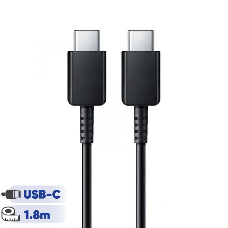 کابل تبدیل USB-C به USB-C سامسونگ مدل 1.8 متری - 3 آمپر