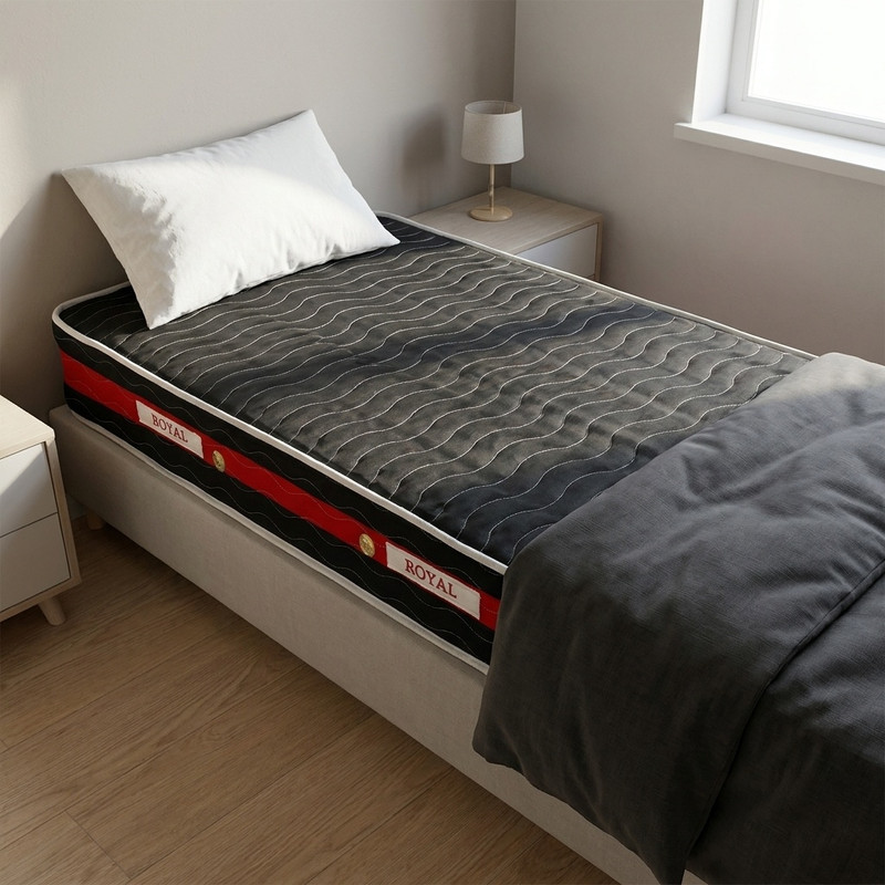 تشک رویال مدل طبی فنری وستا یک نفره سایز 90x200 سانتی متر