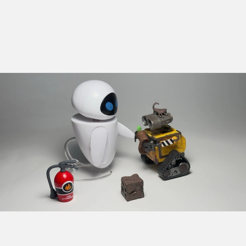 اکشن فیگور مدل وال ای و ایو طرح  Wall-E and Eve مجموعه 6 عددی
