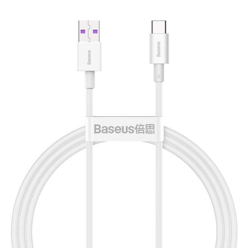 کابل تبدیل USB به USB-C باسئوس مدل Superior Series CATYS-A 6A 66W طول 2 متر