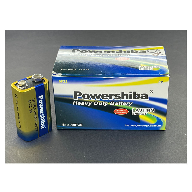 باتری کتابی پاور شیبا مدل ULTRA HEAVY DUTY 6F22