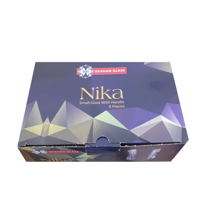 استکان شیشه و بلور اصفهان مدل نیکا کد 441 بسته 6 عددی
