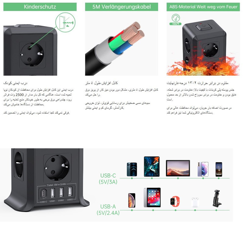 چندراهی برق سامریور مدل ZYC03