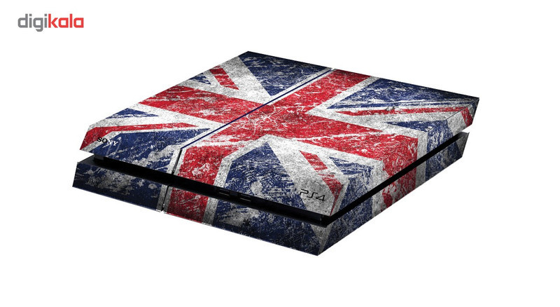 برچسب افقی پلی استیشن 4 گراسیپا طرح U.K