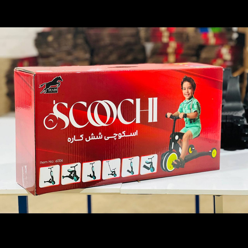 سه چرخه کودک اسکوچی مدل 6006