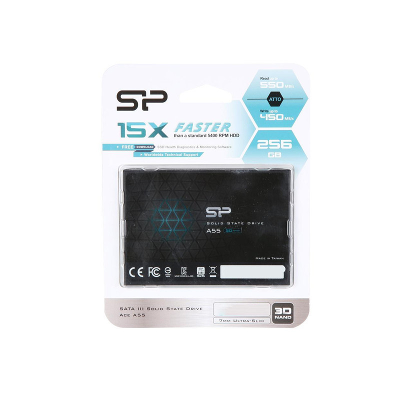 اس اس دی اینترنال SATA III سیلیکون پاور مدل Ace A55 ظرفیت 256 گیگابایت