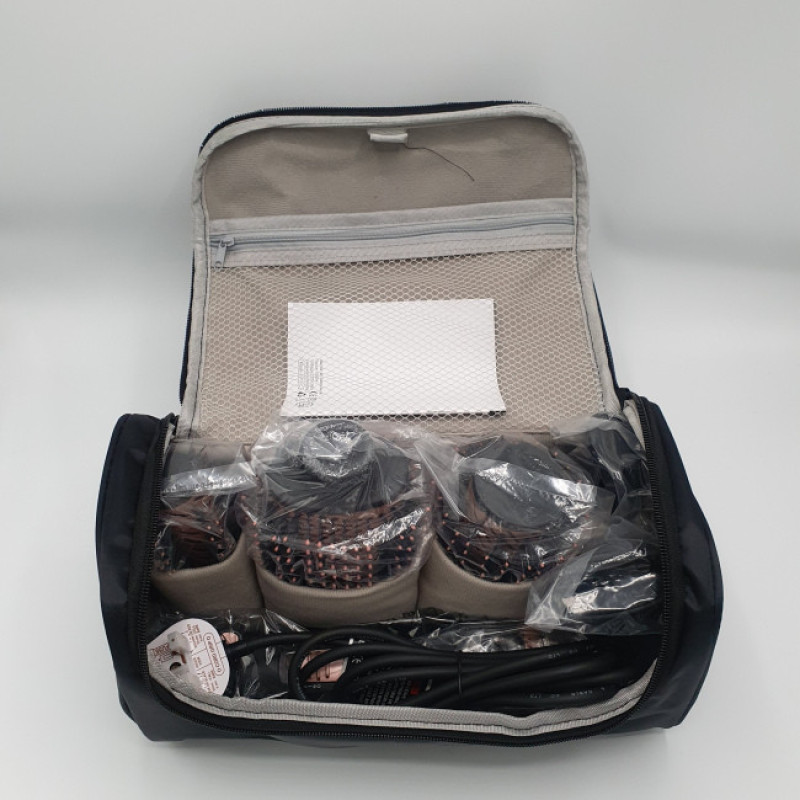 سشوار برس‌دار چرخشی 1200 وات مک استایلر مدل MC_1515، موتور DC، وزن 620 گرم، دارای سری چرخشی با ویژگی حجم‌دهندگی، فرکنندگی
